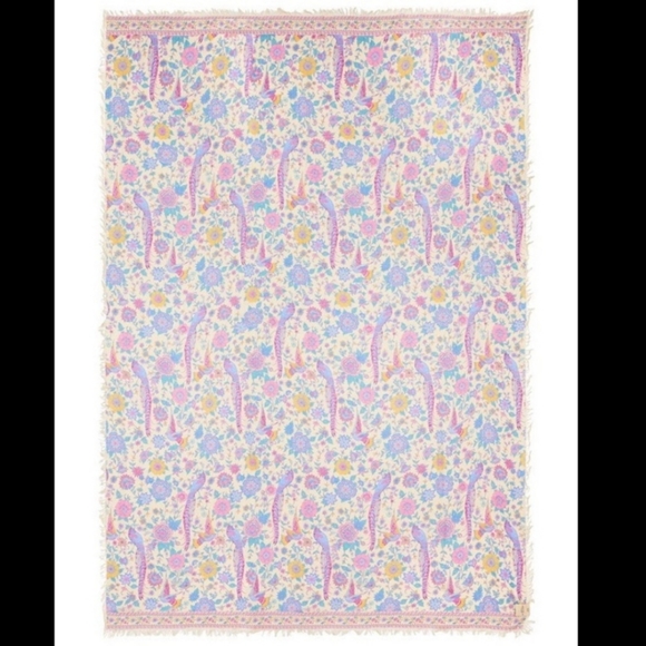 New spell designs lovebird vintage travel scarf love bird chamomile one size os - Picture 2 of 16